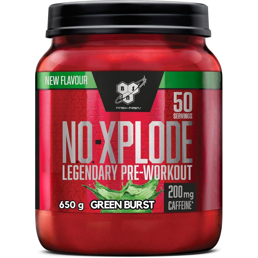 BSN Nutrition NO-Xplode Pre Workout Powder plement, Energy and Focus Booster with Caffeine, Amino Ac