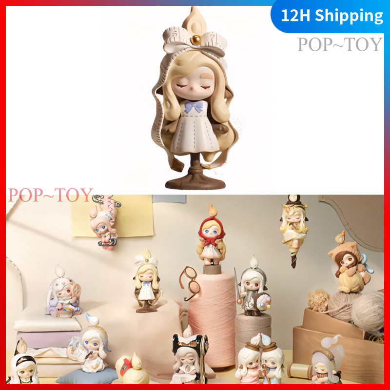 POPMART CHAKA Stitch by Stitch Series Figures pop mart blind box collection decorative gift toy
