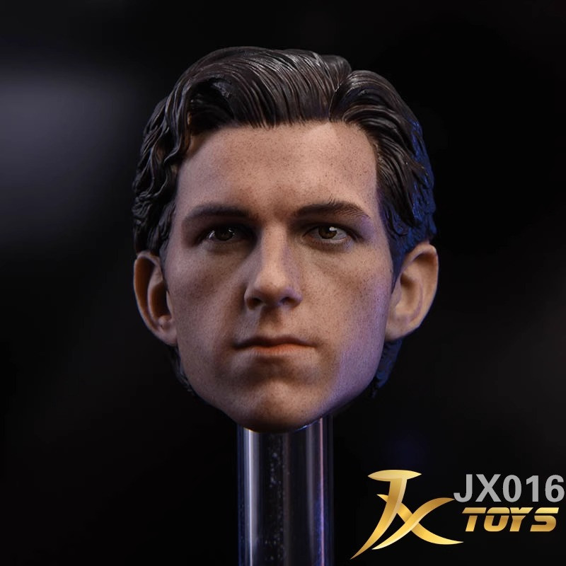 JXtoys 1/6 Soldierman Spiderman Head Sculpture Small Worm Head Sculpture