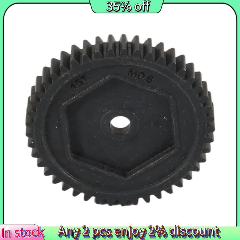Hot-Harden Steel Spur Gear 45T 0.8M 32P 8053 11T มอเตอร์ฟันสําหรับ 1/10 RC รุ่น Crawler -4 K5 TRX4 -6