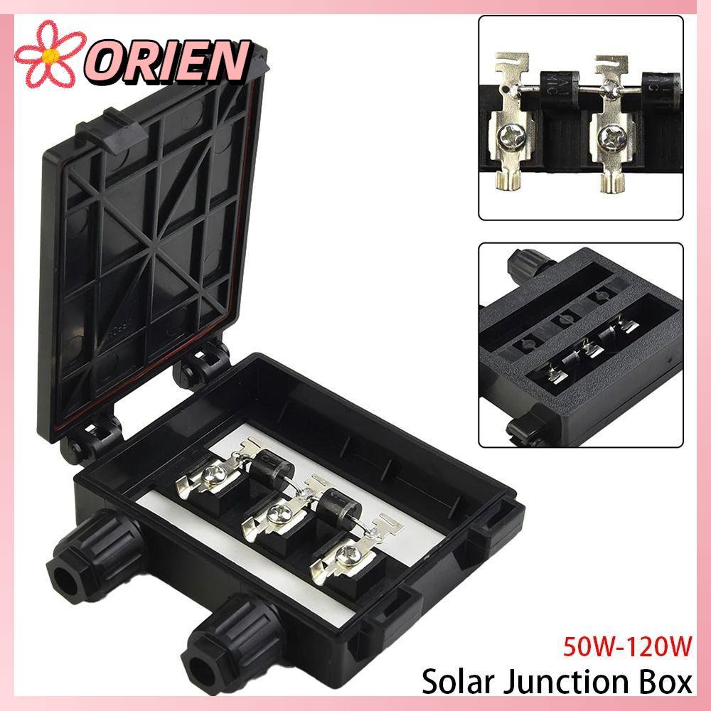 ORIEN 1 ชิ้นกล่องโมดูล PV,สีดําเครื่องมือทดสอบไฟฟ้ากล่องแยก,50 W-120 W 6A IP65 กันน้ําสําหรับ 6.5A แ