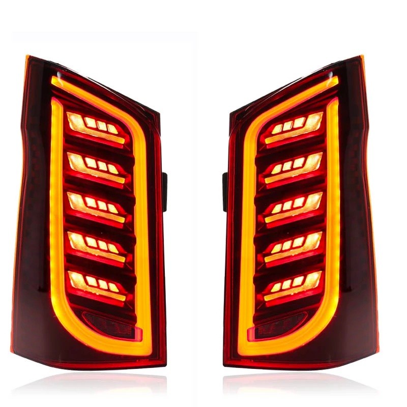 0WW8 เดิมขายร้อนอัตโนมัติภายนอกไฟท้ายอัตโนมัติดัดแปลง LED ไฟท้ายรถสําหรับ Mercedes Benz Vito W447 V2