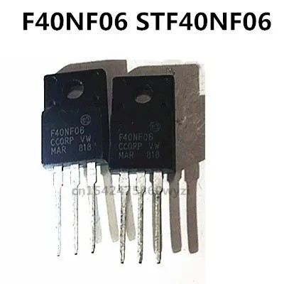 5 ชิ้น/ F40NF06 STF40NF06 TO-220F 60V 23A จุดใหม่เอี่ยมคุณภาพสูง