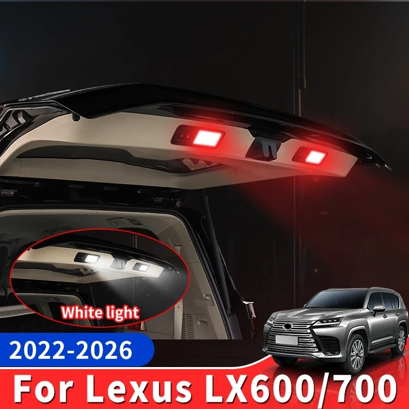 UQPA สําหรับ Toyota Lexus LX600 2022-2026 LX700h ไฟเตือนท้ายรถทนทานให้คําเตือนความปลอดภัยติดตั้งง่าย