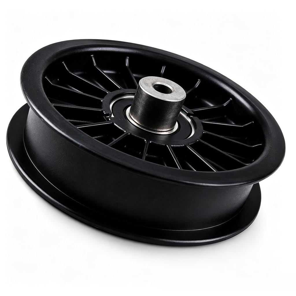 รอก Idler Sheave แบบแบน AUC11241 AM136441 เช้า138081 ใช้งานร่วมกับ John Deere X500, X520, X530, X534