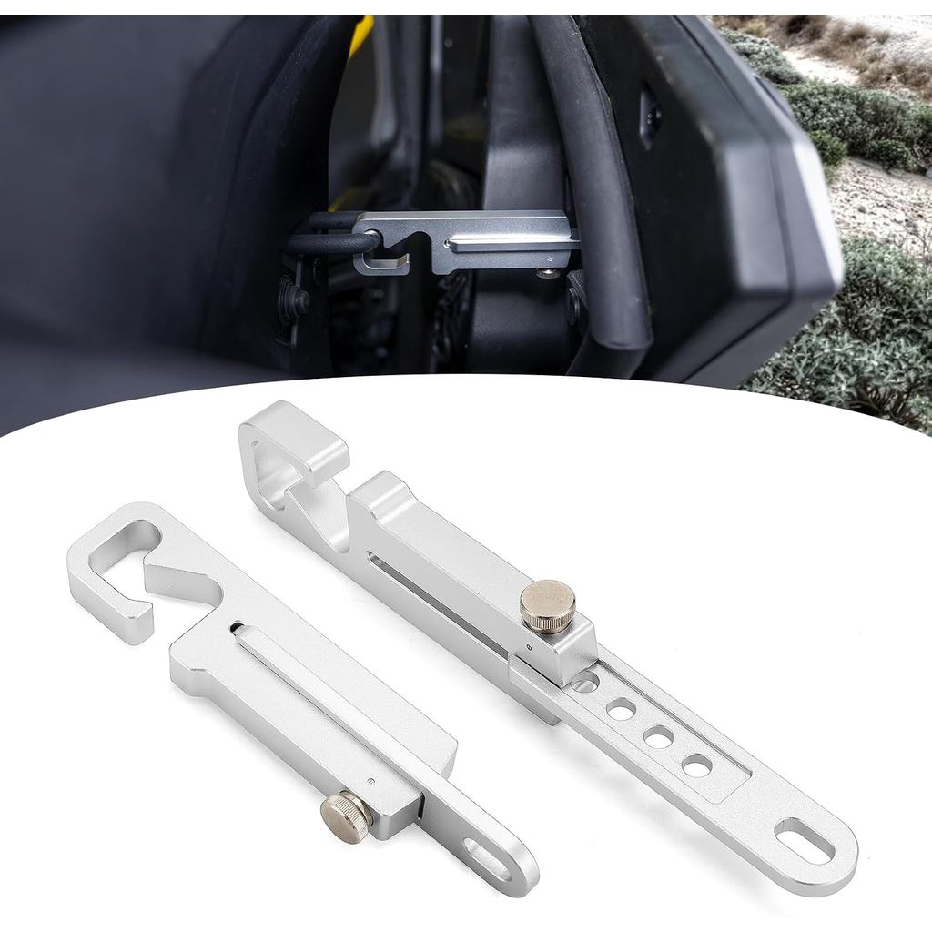 2PCS ปรับ Cool ประตู Latch Extender อลูมิเนียมใช้งานร่วมกับ Can Am Commander Maverick Fit Honda Pion