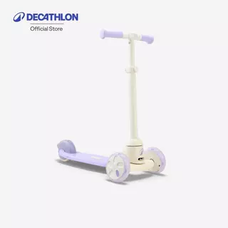 Decathlon Kids' 3-Wheeled Scooter B500 Trottinette Enfant 3 Roues B500 - White