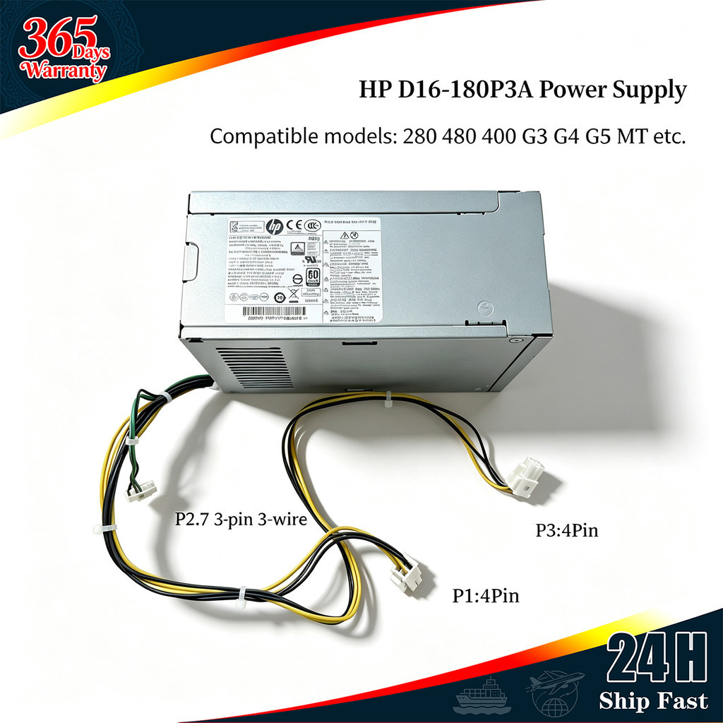 HP 282 288 480 400 G3 G4 G5 G6 MT Power D16-180P3A/P1B/P2A