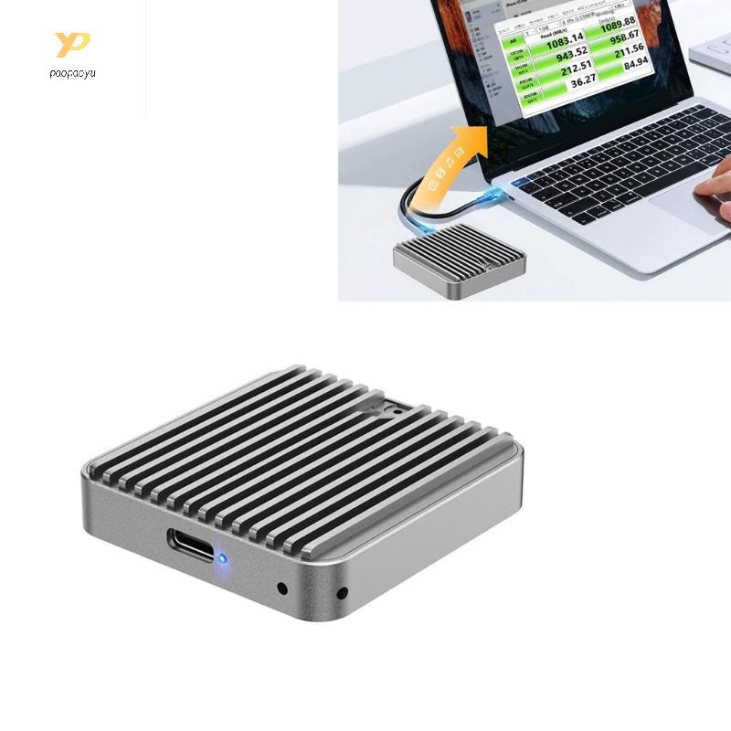 PPY อลูมิเนียม 2230 NVMe Hard Drive Enclosure ประเภท C Connector การจัดการความร้อนอลูมิเนียมสําหรับ 
