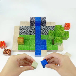 DIY บล็อกของเล่น DIY สำหรับเด็ก บล็อกบล็อก ของขวัญสำหรับเด็ก ปริศนา ของเล่น