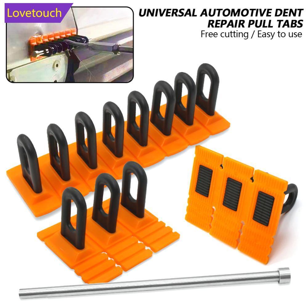 LOVETOUCH Universal Paintless กาวดึงแท็บ Dent รถ Dent Repair ดึงแท็บชุดเครื่องมือ Dent Puller Kit สํ