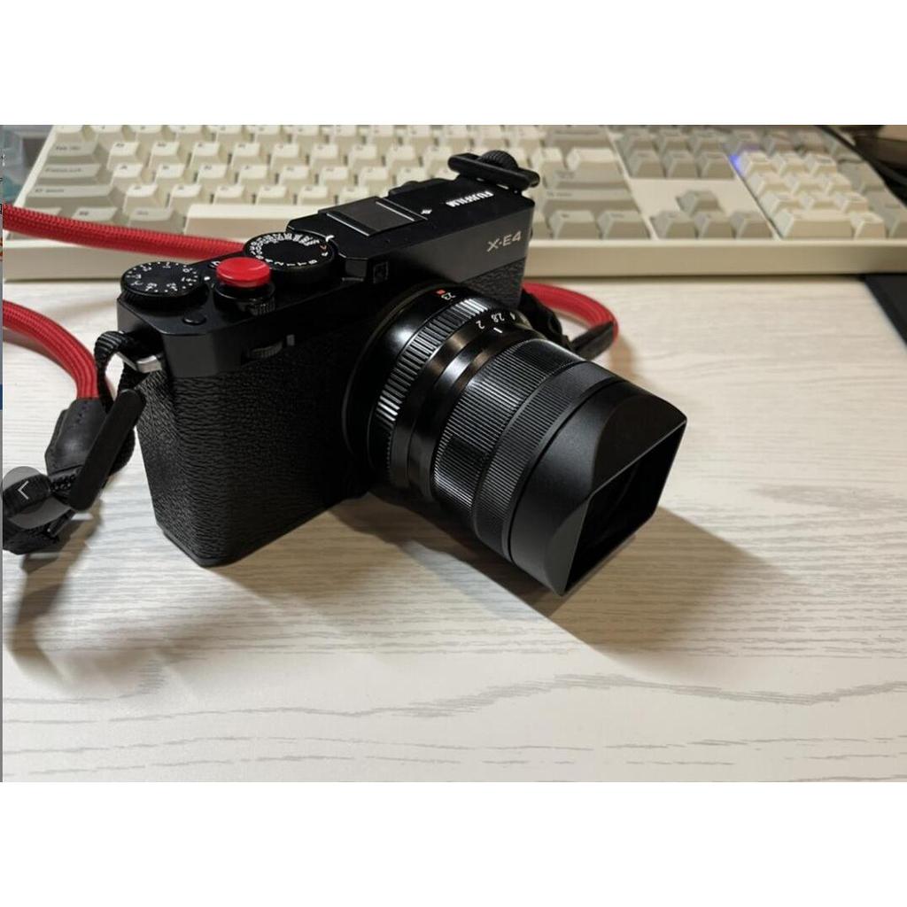 โลหะใหม่เหมาะสําหรับ Fuji xf35 XF23mmF2.R WR XC35MM f2 เลนส์ฮูด