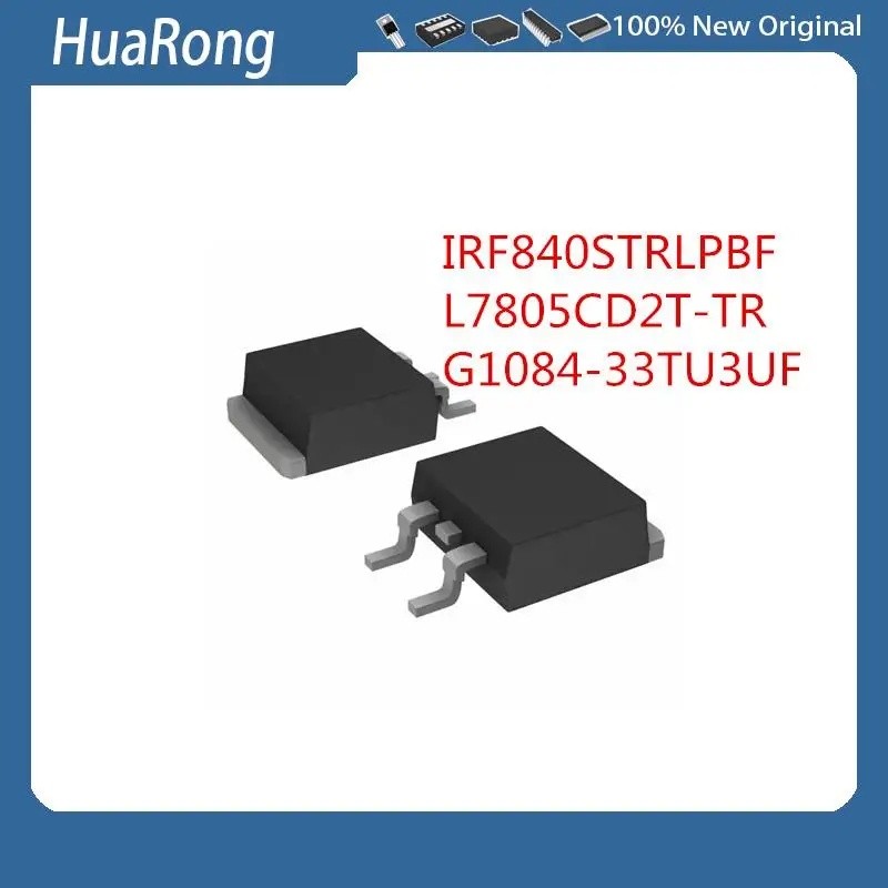 20 ชิ้น/แบทช์ IRF840STRALPBF IRF840S F840S L7805CD2T-TR L7805C2T CD2T G1084-33TU3UF G1084-33 G1084 T