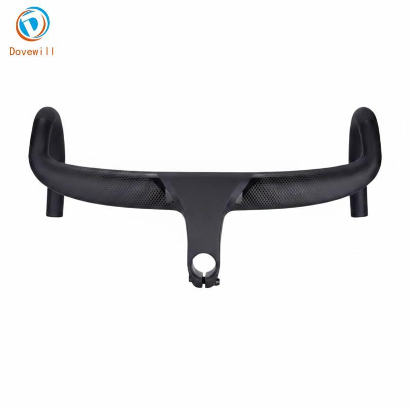 Dovewill Integrated Drop Handlebar สําหรับจักรยานเสือหมอบอลูมิเนียม Aerodynamic Cockpit Full ภายในสา