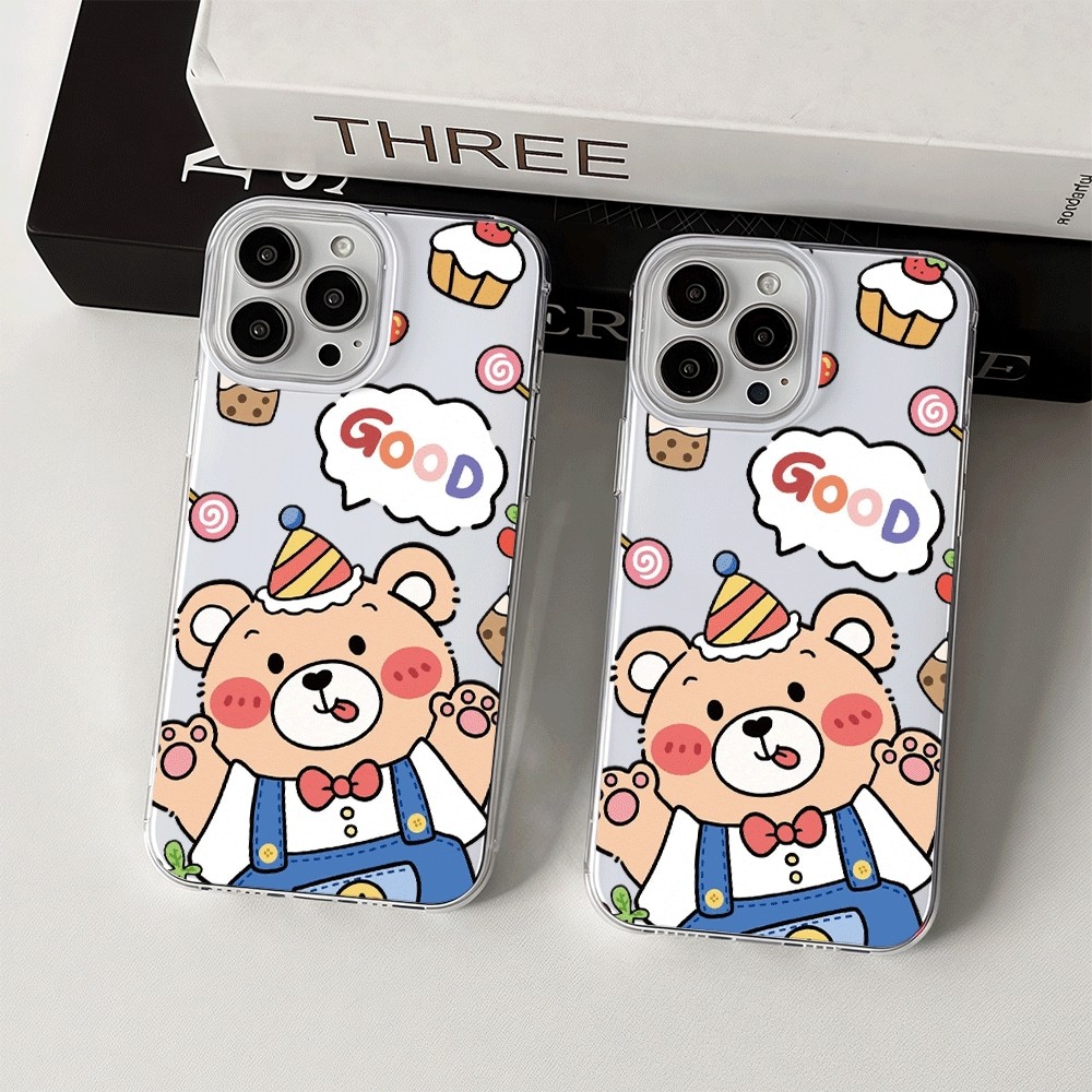 For เคส OPPO A3X A38 A54 A18 A17 A17K A16 A15 A52 A53 A57 A74 A58 A7 A9 A5 A1k A33 A31 A60 A32 A3S กันกระแทกIMD ลายสัตว์