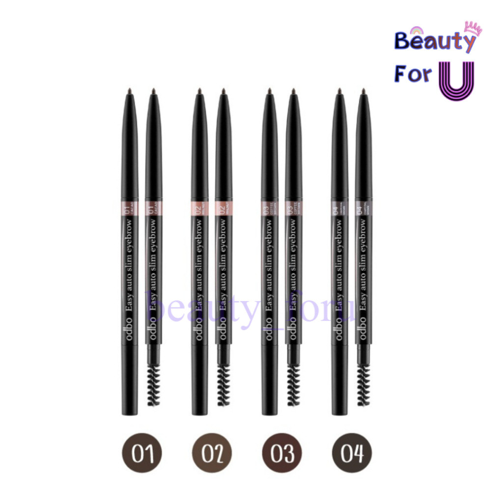 Odbo Easy Auto Slim Eyebrow 0.1g. โอดีบีโอ อีซี่ออโต้สลิม อายบราว ดินสอเขียนคิ้วออโต้ OD781