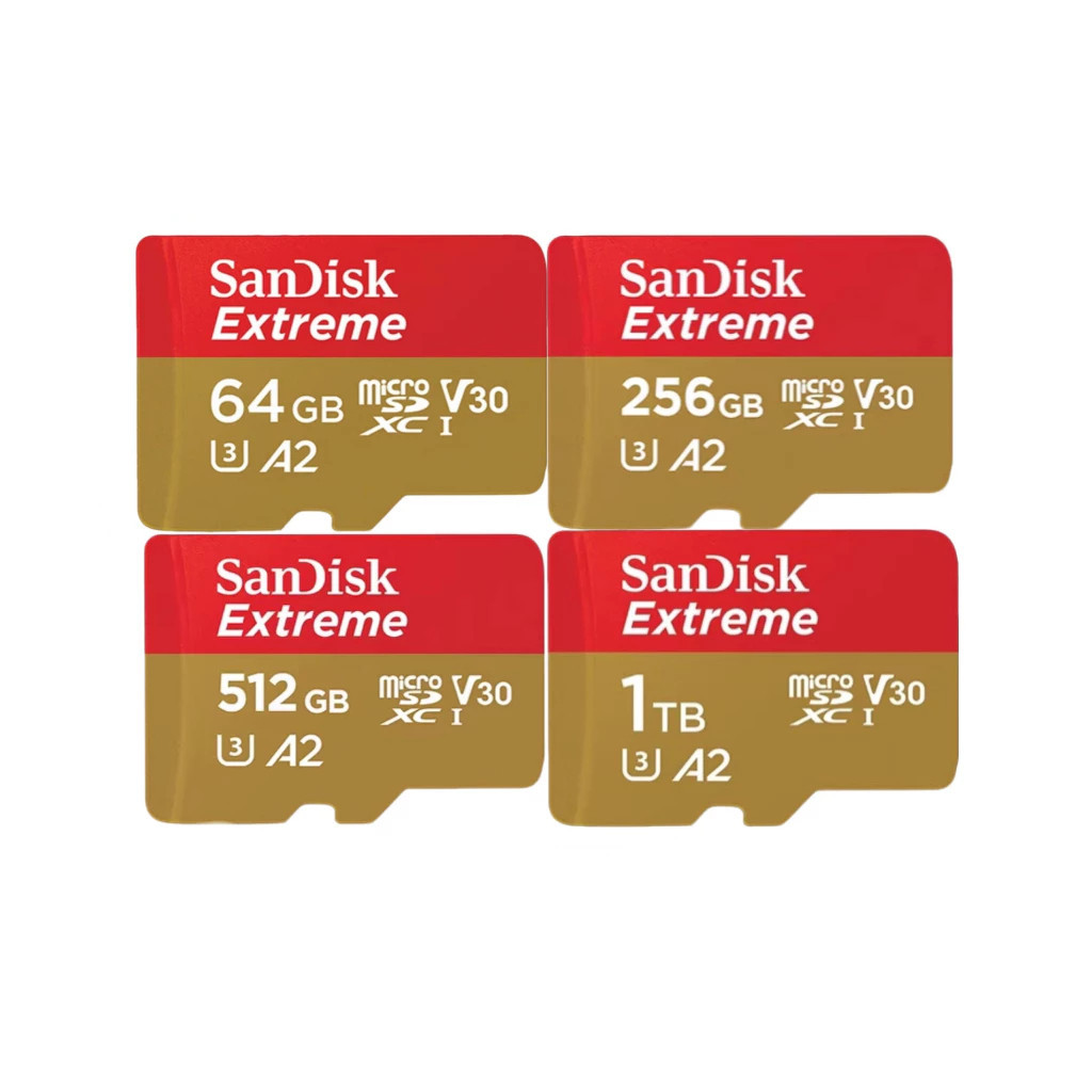 EXTREME Micro SD Card 256GB 128GB 64GB SDXC A2 U3 R/W 190/90mb/s* (SDSQXAV) Nintendo Switch