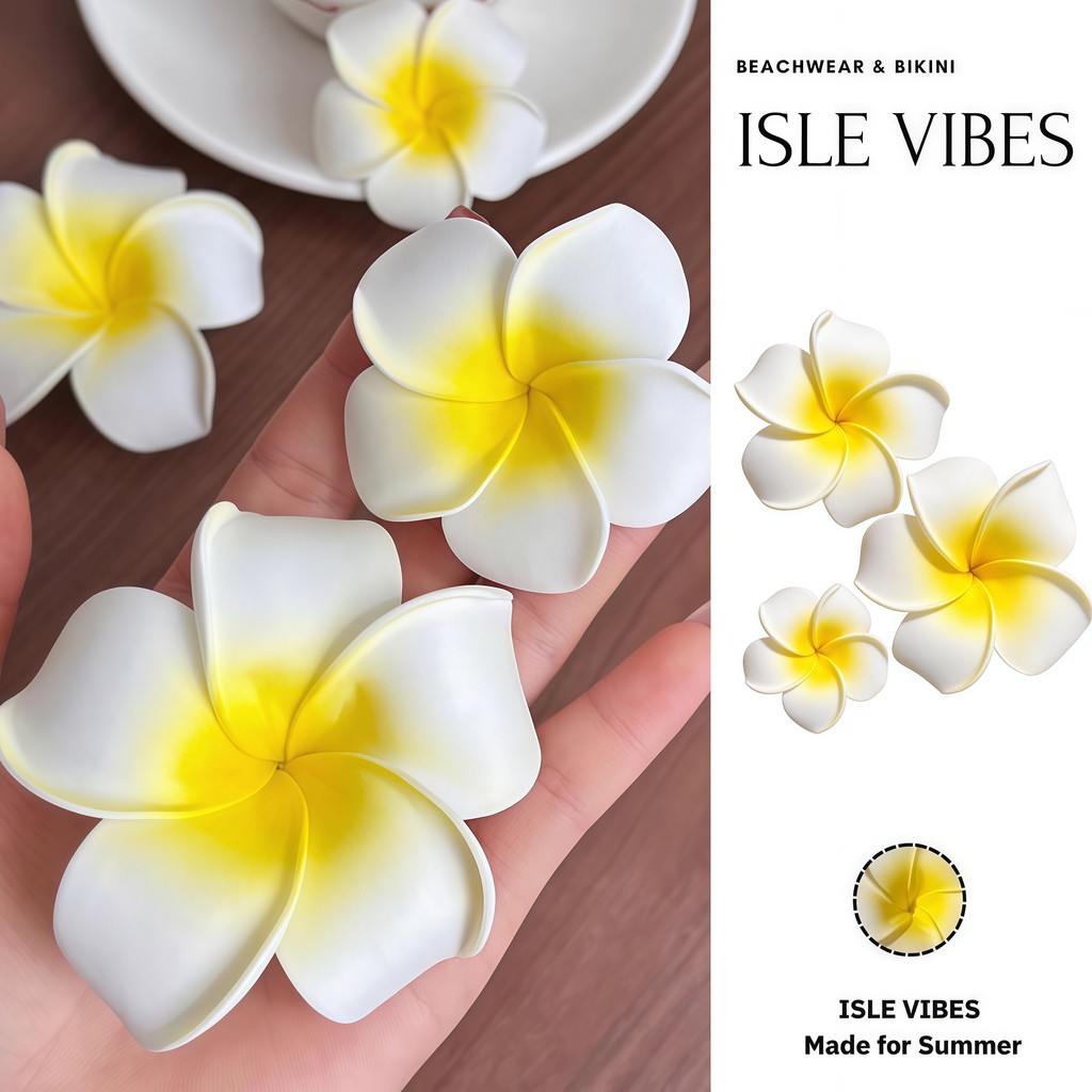 ISLE VIBES เครื่่องประดับผู้หญิง กิ๊บติดผมน่ารักๆ กิ๊บดอกไม้ เครื่องประดับหลายสีหลายสไตร์ Y001