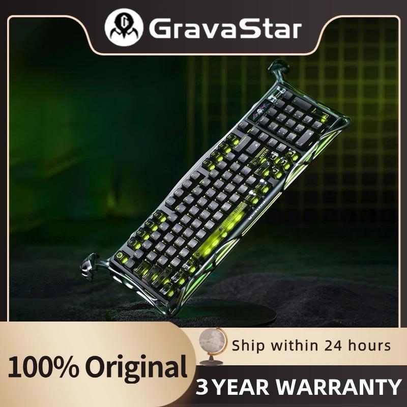 GravaStar K98PRO Ghost Wireless Mechanical Gaming Keyboard UFO Axle for eSports Games