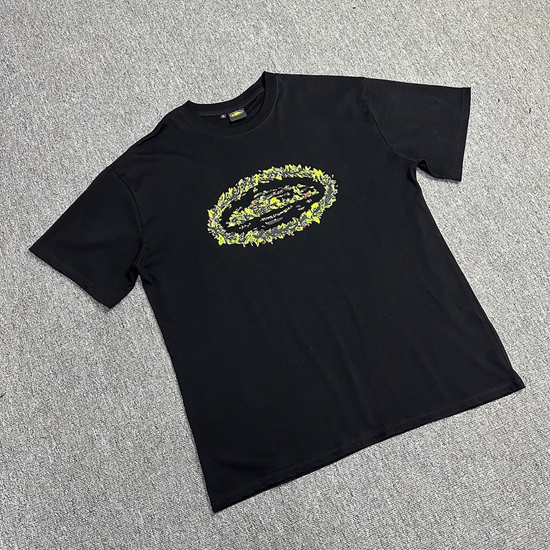 VLONE FOG VLONE FOG Corteiz High Street American เสื้อยืดผู้ชายผู้หญิงสบายๆพิมพ์เสื้อยืดแขนสั้น tee