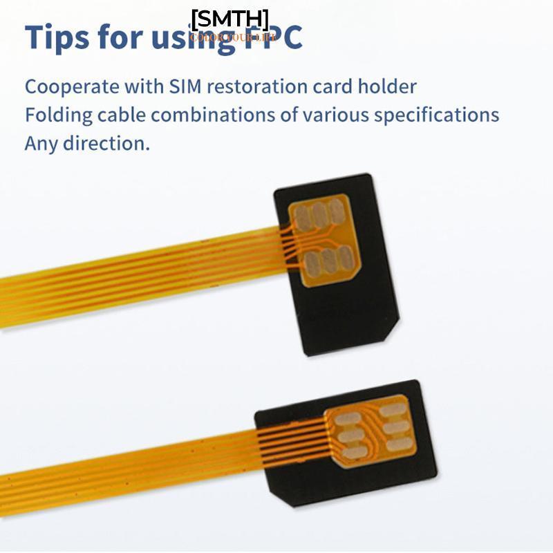 [SMTH] Nano 4FF ซิมการ์ด Converter FPC Extension Cable to Nano 4FF Micro 3FF Standard 2FF Sim Usim C
