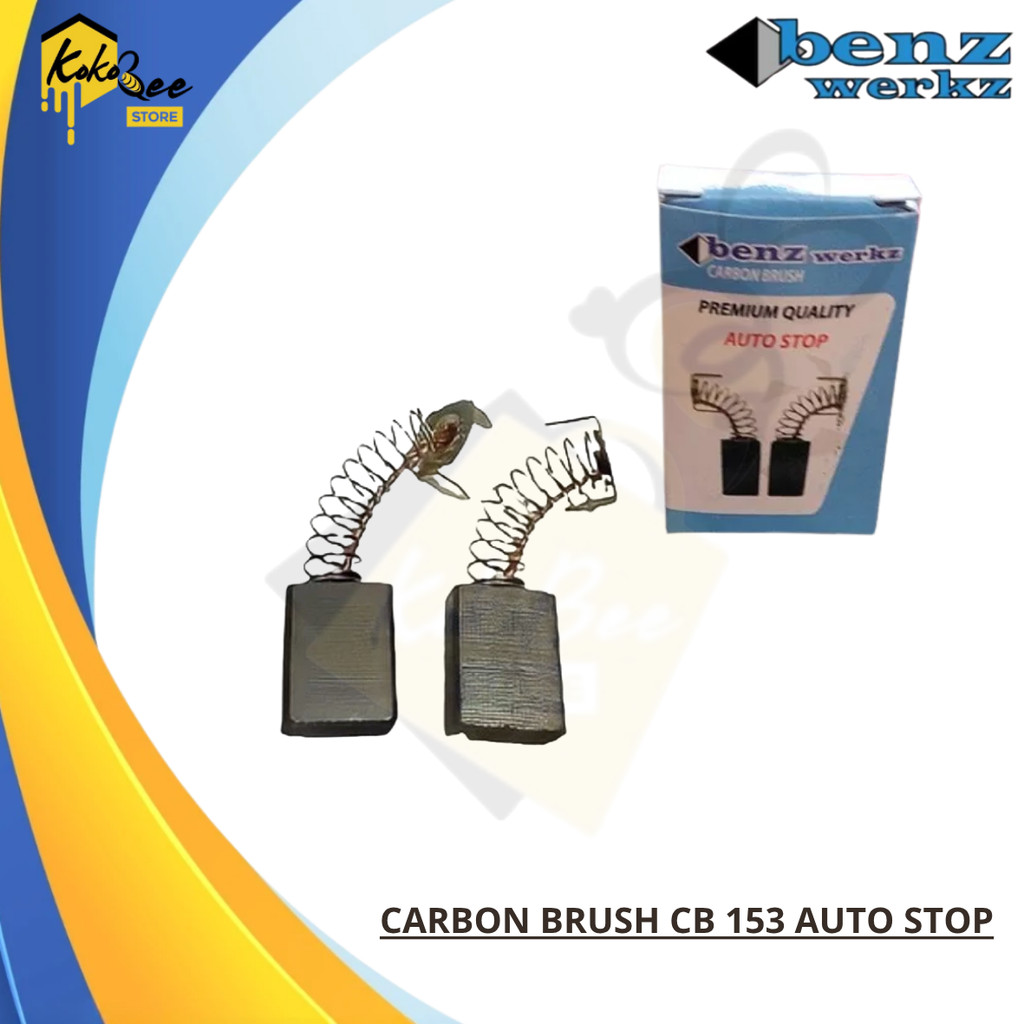 MESIN Benz Werkz แปรงคาร์บอน Double Auto Stop CB 153 Charcoal Spool Maktec Carbon Brush Double Auto 