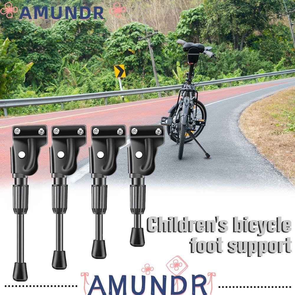 AMUNDR Kids Bike Kickstand Cycling Support Foot Non-Slip Road Bike Mountain Bike Folding