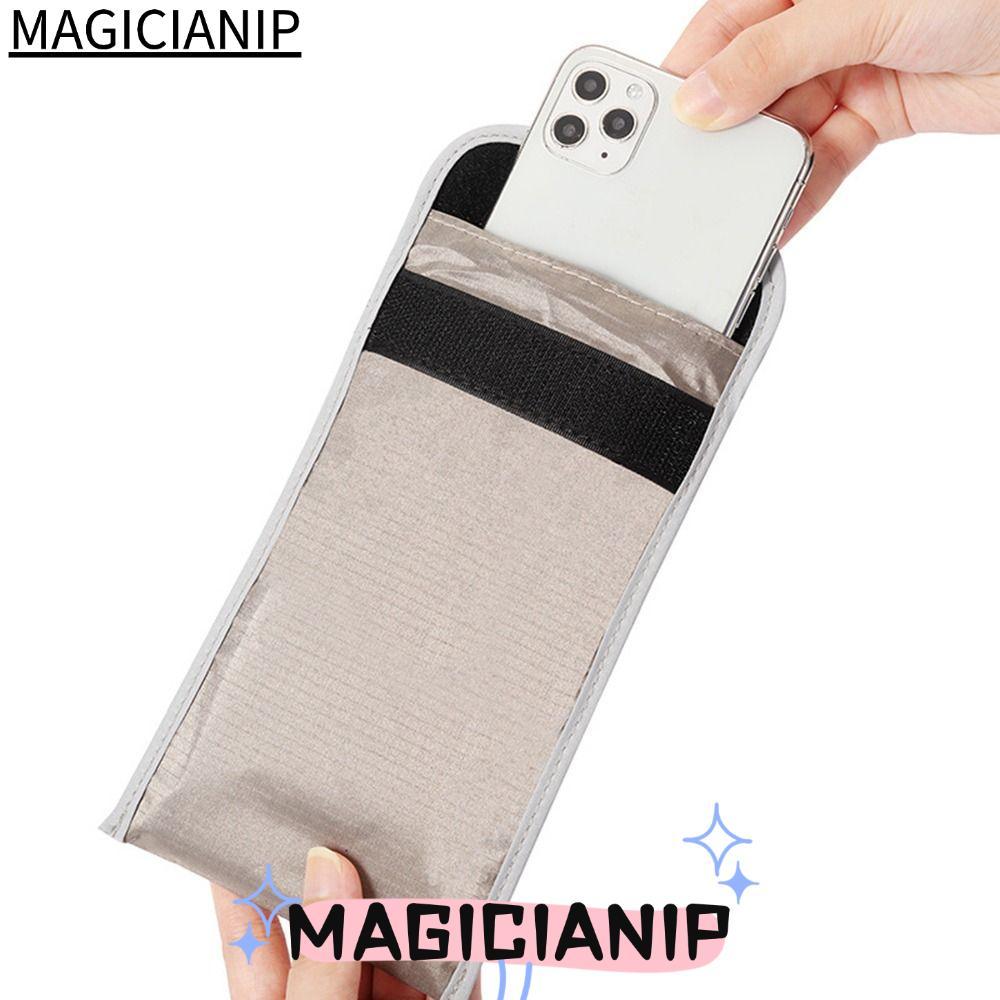 MAGICIANIP Shield Bag Pouch, Anti-tracking Anti-รังสี Faraday Bag, IC Magnetic Card Signal Blocking 