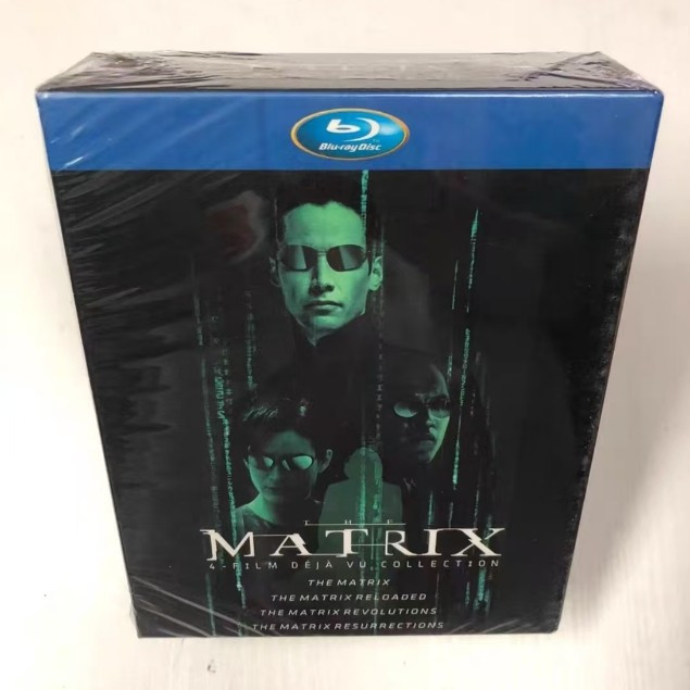 Blu-ray Movie The Matrix 4 Movie Collection Box Set BD25 4 แผ่น C0103