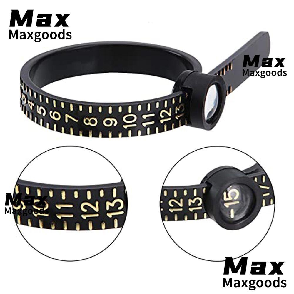 MAXG Finger Gauge สีดํา US ขนาด 1-17 เครื่องทดสอบของแท้