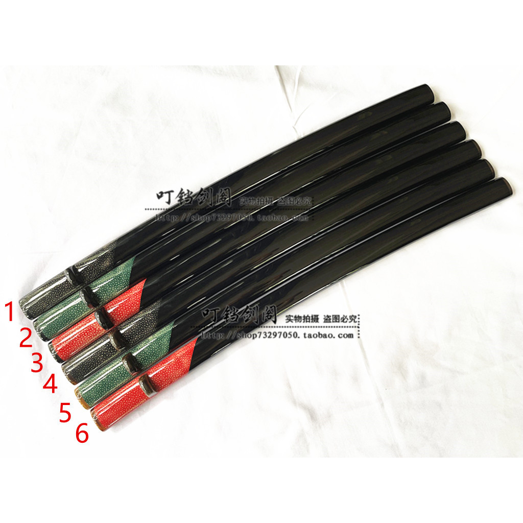 87 ซม. ครึ่งแพ็คเกจเลียนแบบปลาผิวแตร Sheath Samurai Sword-beating เลียนแบบ