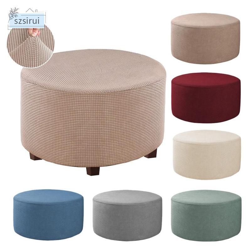[szsirui] Ottoman Slipcover Footrest สตูลวางเท้าที่เก็บ Ottoman Cover, Dex Slipcover ซักเครื่องได้