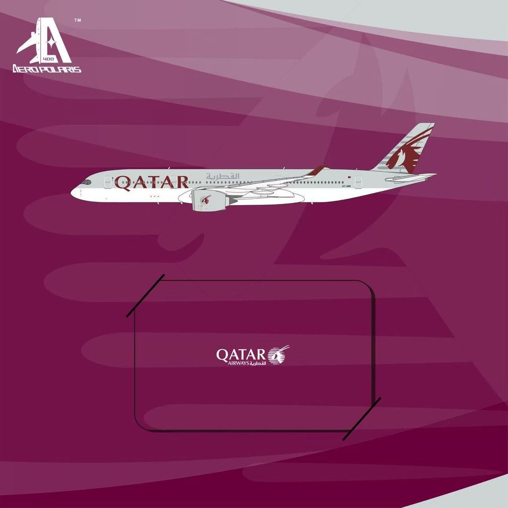 [Aero Polaris] Polaris รุ่น Katar Air A350-900 A7-AMG 1: 400