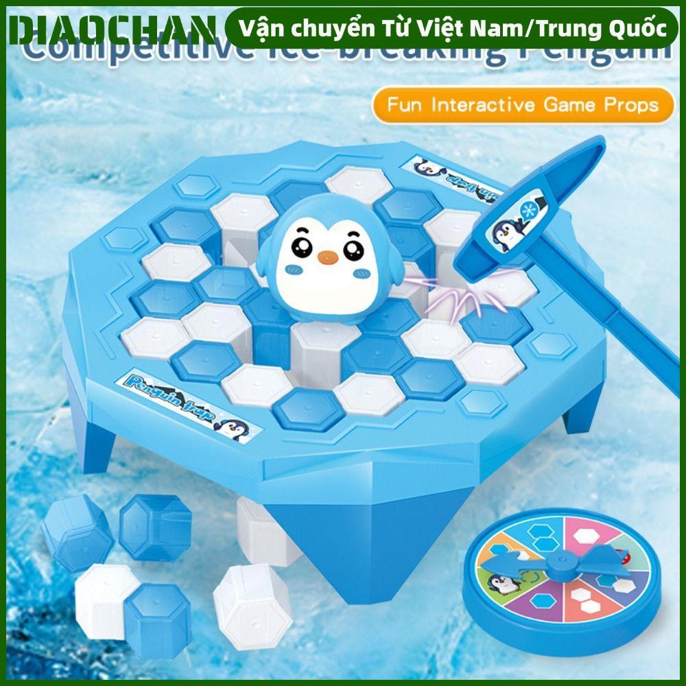 OMXILOYI Knocking on Ice Toys, Interactive Board Penguin Ice Breaking Game, Funny with Turntable Bra