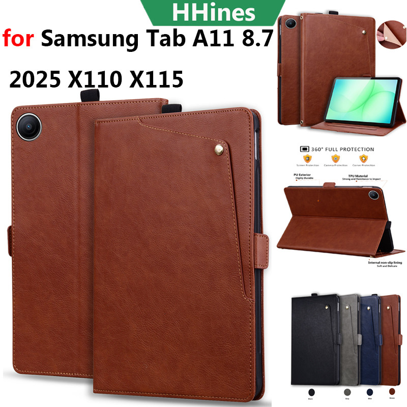 HHines สําหรับ Samsung Galaxy Tab A11 8.7" 2025 X133 X135 A11 Plus 11 "X230N S10 Lite X400 S10 FE X5