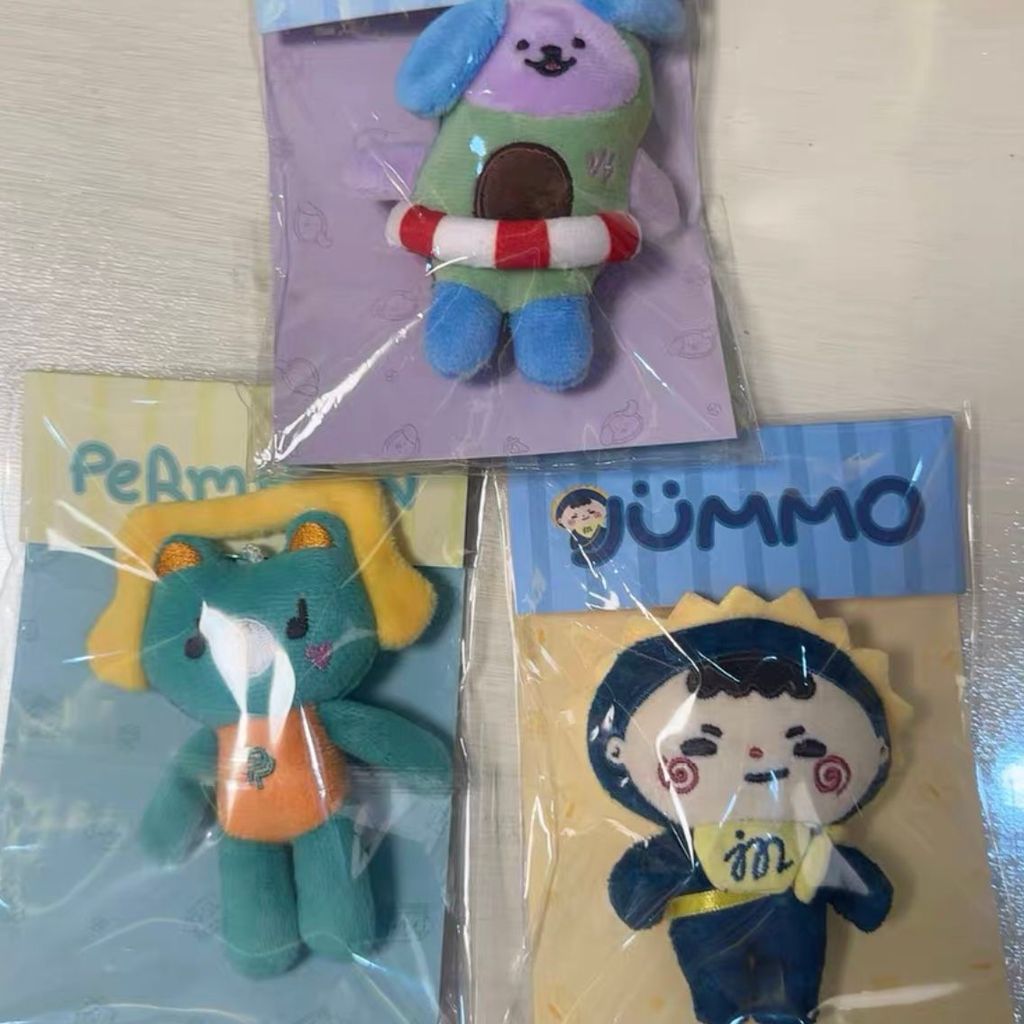 【พร้อมส่ง】gmmtv shop jummo gmmtv mini ตุ๊กตา พวงกุญแจ permpoon avocean padoy doll Keychain ของสะสม