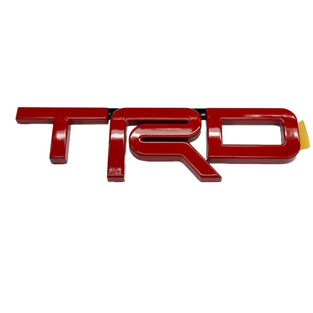 เอ็มเบล็ม TRD ของแท้ Toyota (ทุกรุ่น) สีแดง | Toyota Genuine TRD Emblem, Red, All Models