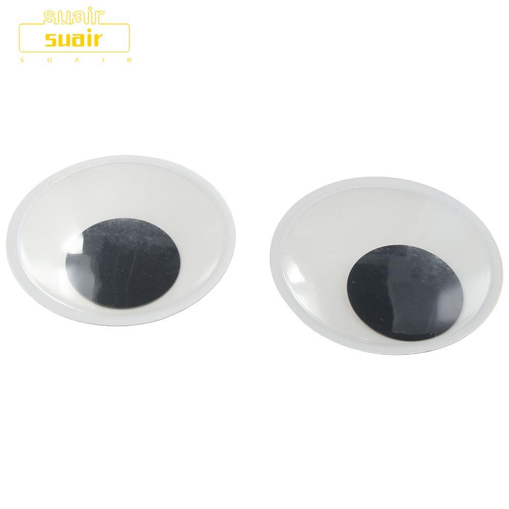 SUAIR 6PCS Giant Googly Eyes, สีดําสีขาวสีดําสีขาว Googly Eyes, Googly Wiggle Eyes Self กาวยักษ์ 5.9