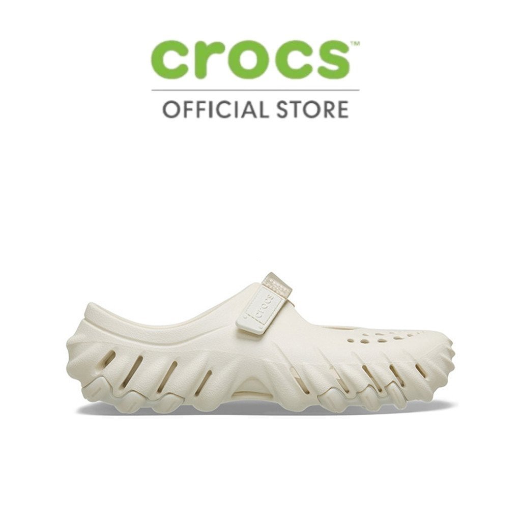 Crocs รองเท้าผู้หญิง รองเท้าแตะผู้หญิง ECHO CLOG Mary Jane Echo Mary Jane Clog - Extra White 211996-