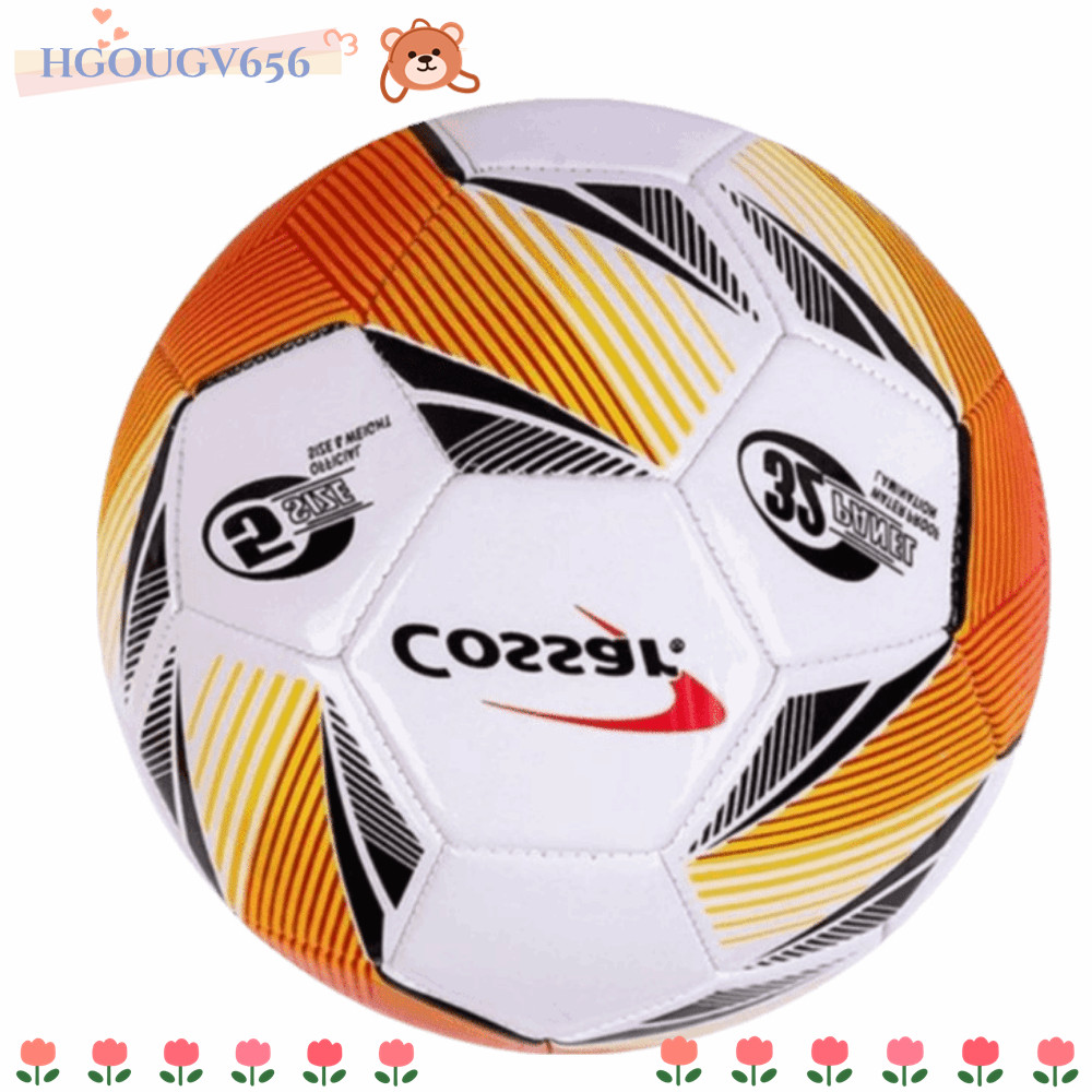 ลูกฟุตบอล HGOUGVT Size 5 การก่อสร้างเย็บ 32 แผง|ลูกฟุตบอลฝึกเย็บ, ลูกฟุตบอลสําหรับผู้ใหญ่เปลือกด้านน