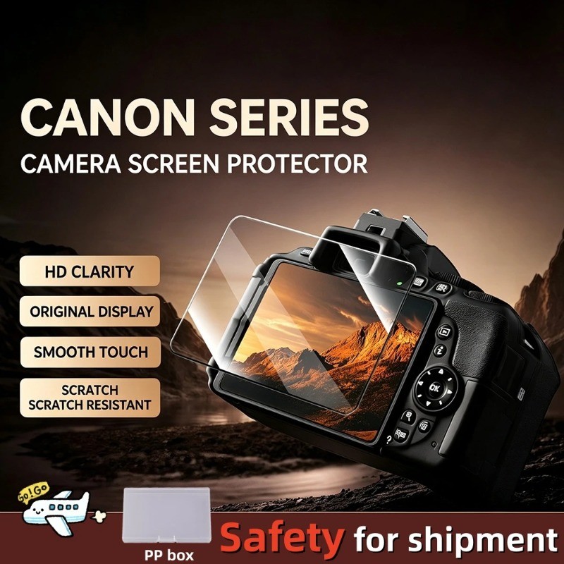 กระจกนิรภัยสําหรับ Canon EOS M M10 M100 M2 M200 M3 M5 M50 Mark II M50 M6 Mark II M6 R R1 R10 R3 R5 C