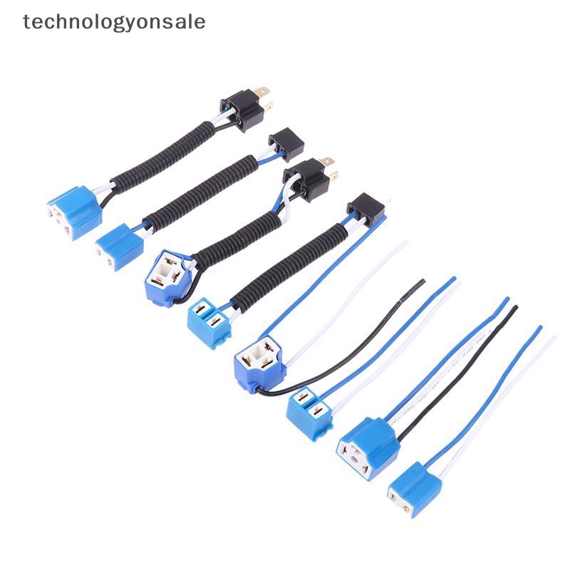 [Tech] H7 H4 รถ Tru หญิงชายเซรามิคไฟหน้าปลั๊กหลอดไฟ Soet อะแดปเตอร์ 12V 4A Boutique