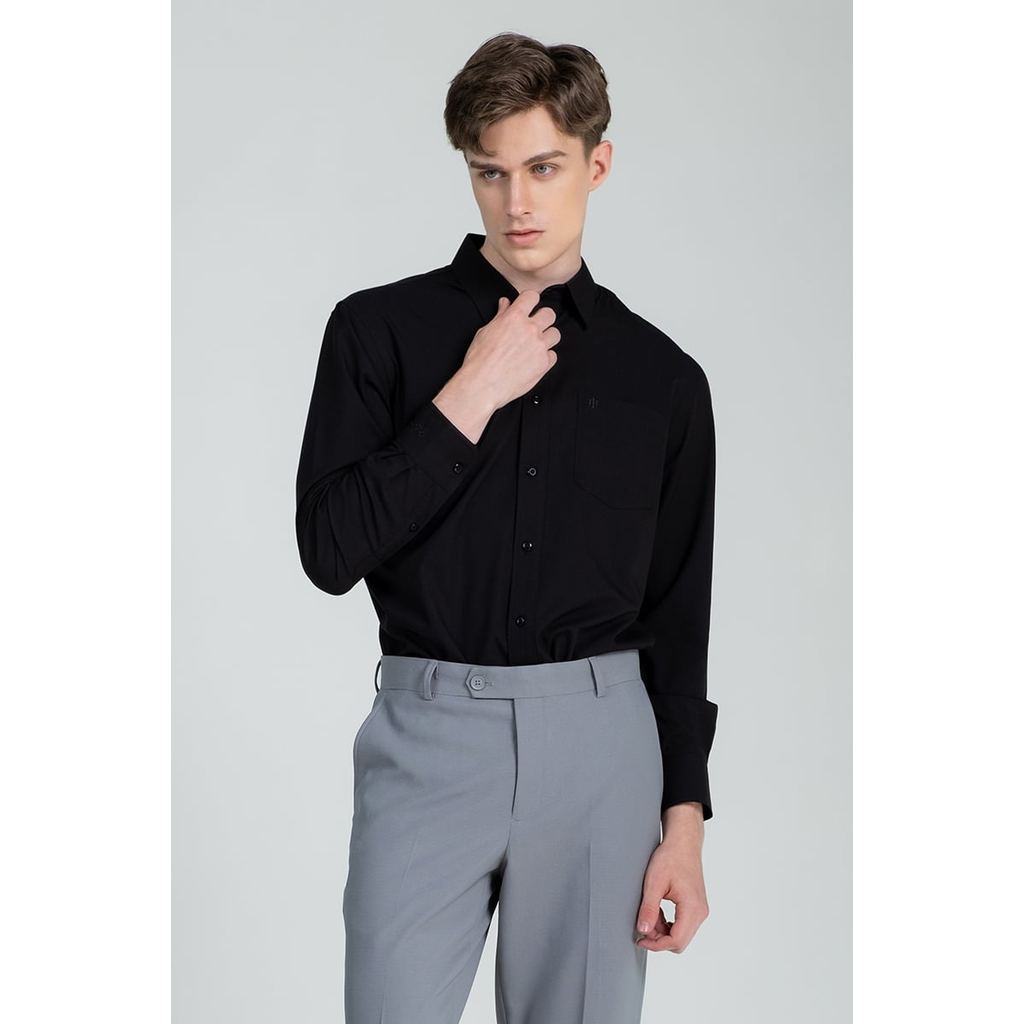 เสื้อเชิ้ตแขนยาว John Henry Medium อินเทรนด์ เรียบหรู เรียบร้อย - WS24FH91C-LDBB