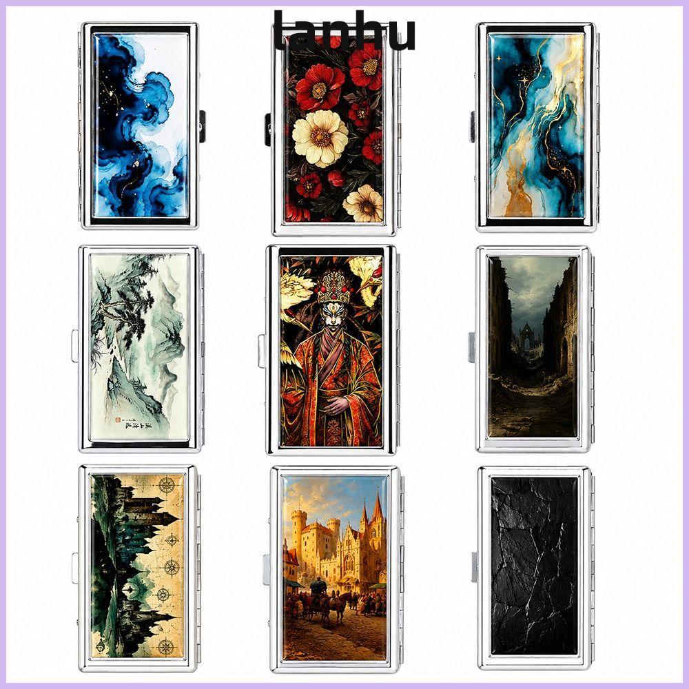 LANHU Vintage Card ,การออกแบบอเนกประสงค์ Easy Snap Metal ,วัสดุโลหะหรูหรา Multi-function Vintage-Sty