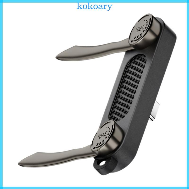 KOK 2 in 1 USB C Adapter Stand หมุนได้ 360 องศา 240W ชาร์จและ 40Gbps Transfer สําหรับ Work Place Vie