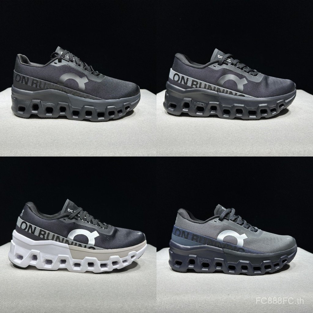 ON Running ON Cloud Monster 2.0 รองเท้าวิ่งผู้หญิง สีดํา ไซส์ 36-47 รุ่น Z36N OGCX