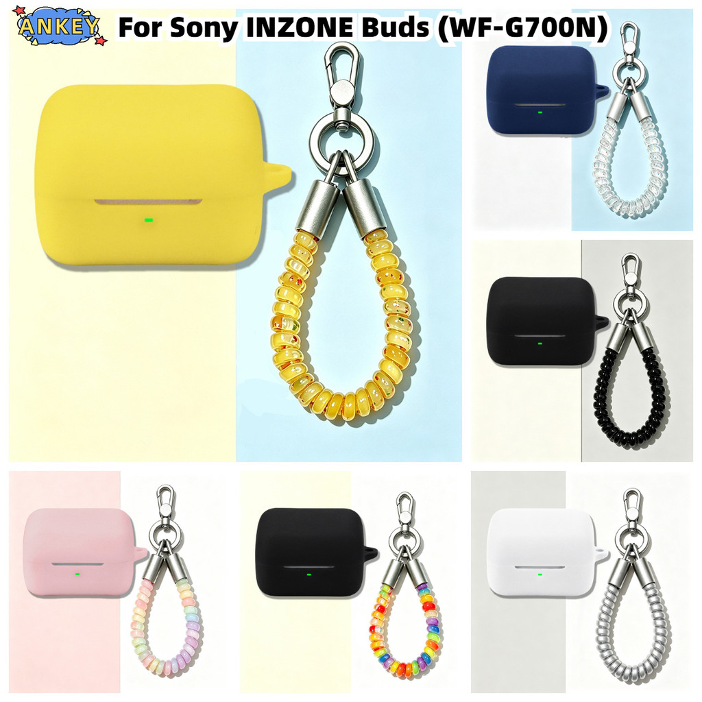 Compatible with Sony INZONE Buds Bluetooth Earphones Silicone Protective Case WF-G700N Case with Cut