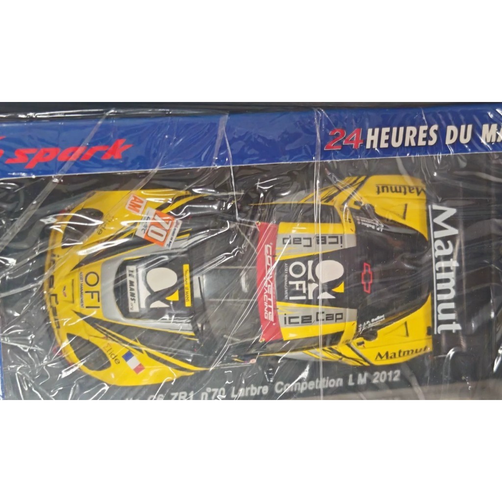 [คลังสินค้าพร้อม] spark 1: 43 โมเดลรถเรซิ่น corvette crvette c6 zr1 2012 Le Mang