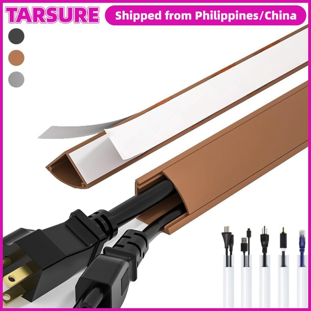 TARSUR มุมสายเคเบิลคอนซีลเลอร์,สามเหลี่ยมทาสีสาย Hider, Professional PVC 100 ซม.ไม่มีเจาะลวดฝาครอบ B