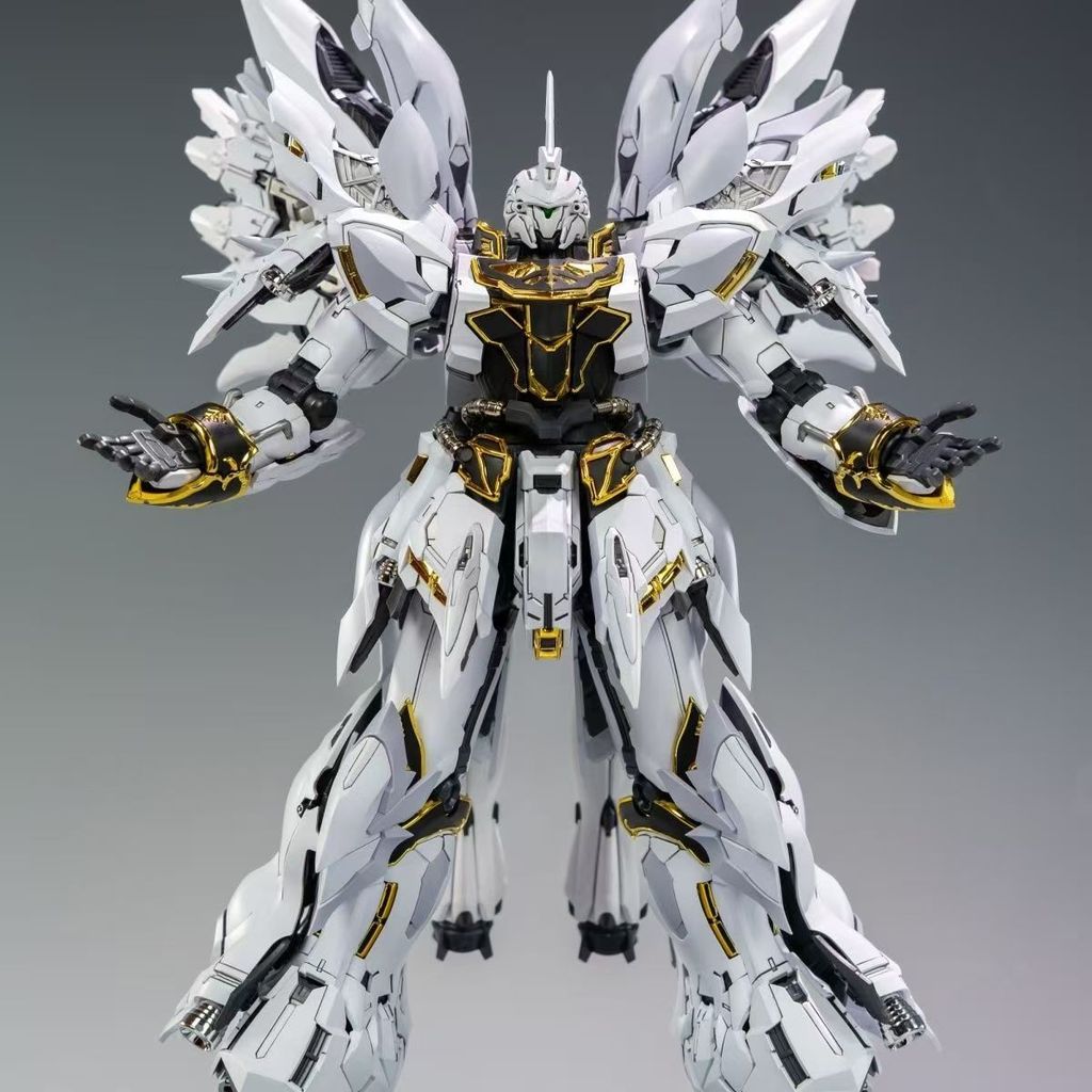 พร้อมสต็อก Comet Technology Craftsmanship MG New Anzhou White Wolf Triple Speed Assembly Model Toy ข